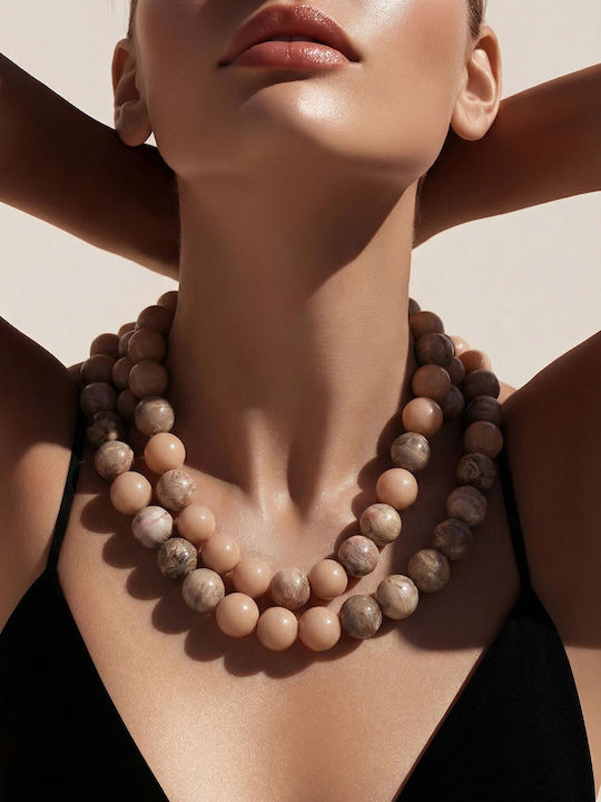 Touch Triple Pink Necklace