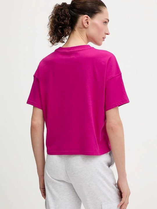 DKNY Logo Logo T-Shirt Raspberry