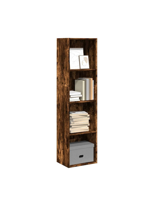 Bibliotecă Stejar Fumuriu 40x30x152 cm