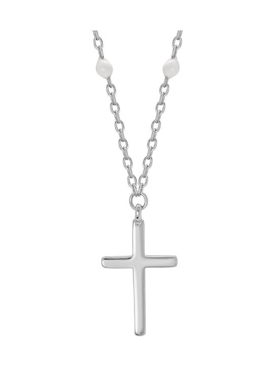 Kiriakos Gofas Women's Silver Cross with Chain