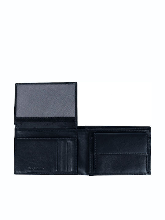 Δερμάτινο Ανδρικό Πορτοφόλι με RFID Μπλε