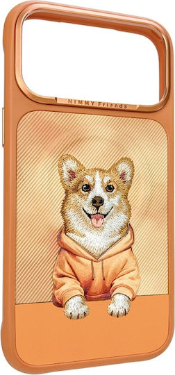 Nimmy Gentle Pets Series Dog Magsafe Case Iphone 17 Pro Orange