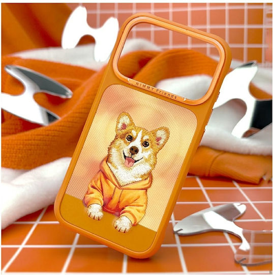 Nimmy Gentle Pets Series Dog Magsafe Case Iphone 17 Pro Orange