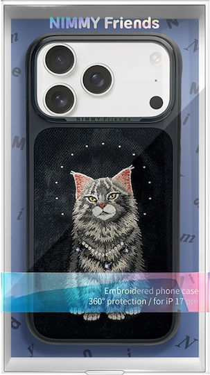 Nimmy Glückliche Mode Katze Magsafe Handyhülle iPhone 17 Pro Schwarz