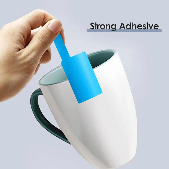 Set Waterproof Self-Adhesive Cable Organization Labels 10pcs 8.4x2.6x1.4cm White