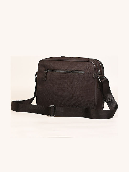 Herren Schulter / Crossbody Tasche Braun