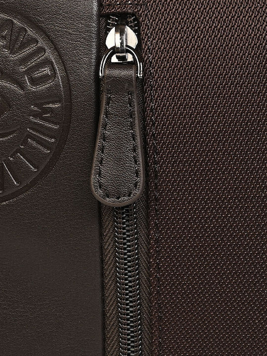 Herren Schulter / Crossbody Tasche Braun