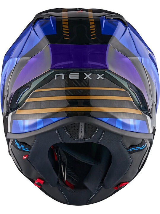 Nexx X.R3R Swirl Deep Blue Motorcycle Helmet Full Face ECE 22.06 / DOT 1350gr with Pinlock NEXX-01XR323489126