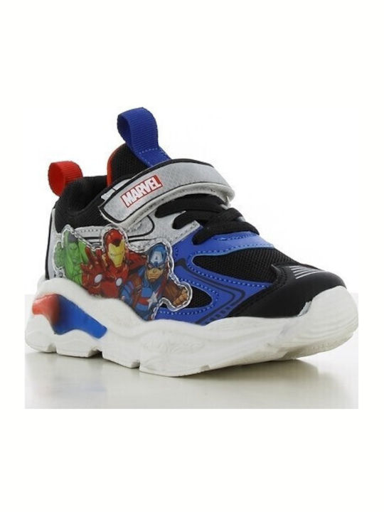 Παιδικά Sneakers με Σκρατς & Φωτάκια Πολύχρωμα