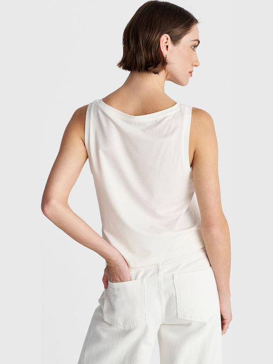 Women's Sleeveless Blouse White