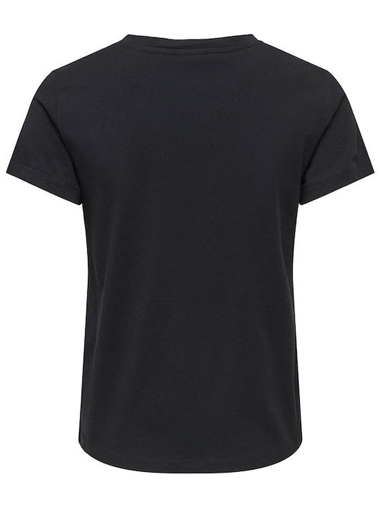 Women's Blouse Short Sleeve Black