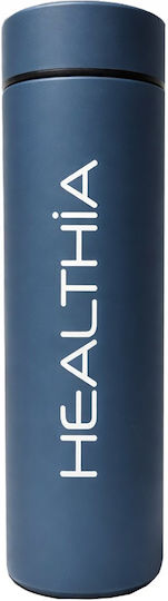 Healthia Μπουκάλι Θερμός Ανοξείδωτο 500ml Θερμόμετρο