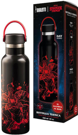Bialetti Bottle Thermos Stainless Steel 600ml Stranger Things