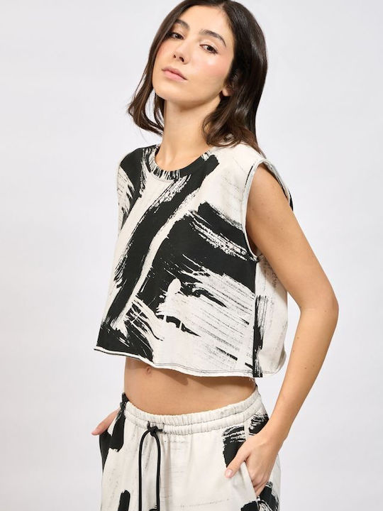 Women's Sleeveless Sports Blouse Black