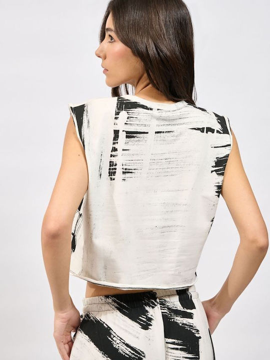 Women's Sleeveless Sports Blouse Black