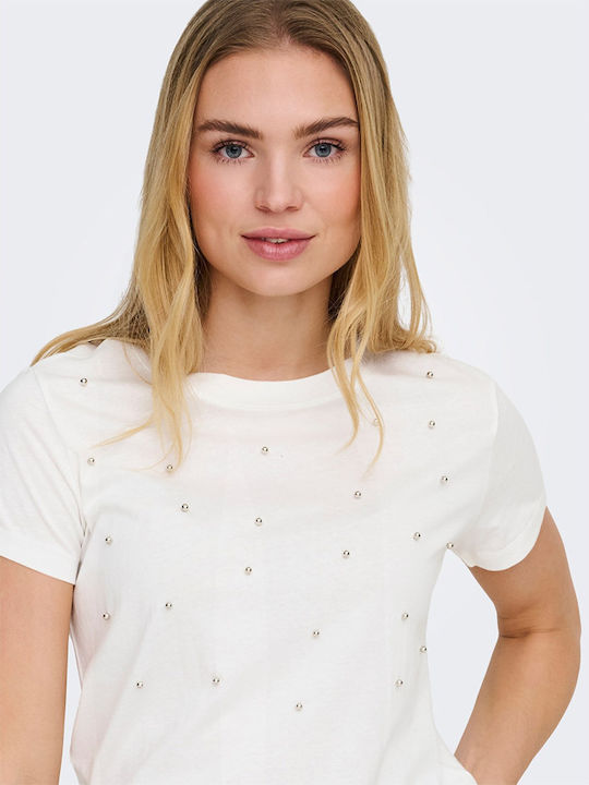 Women's Blouse Short Sleeve White