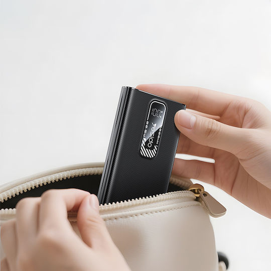 Yesido YP92 Power Bank 5000mAh 22.5W mit USB-A Ausgangsanschlüsse und USB-C Ausgangsanschlüsse Schwarz