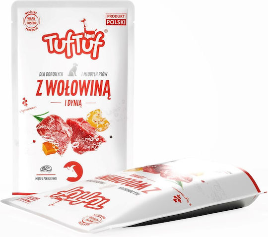 Dog Food Nassfutter Hunde mit Rindfleisch und Kürbis 100gr