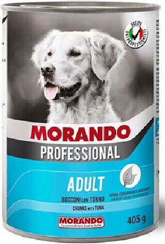 Morando Professional Wet Food Dogs in Cans with Tuna Fish 405gr