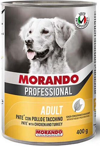 Morando Professional Υγρή Τροφή Σκύλων σε Κονσέρβα με Γαλοπούλα και Κοτόπουλο 400gr