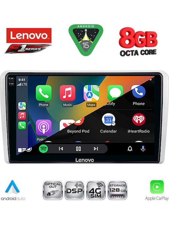 Lenovo Car Audio System for Opel Antara 2004-2014 (Bluetooth/USB/WiFi/GPS/Apple CarPlay/Android Auto) with 9" Touch Screen