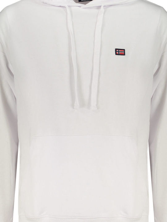 Sweatshirt Mit Kapuze Weiß
