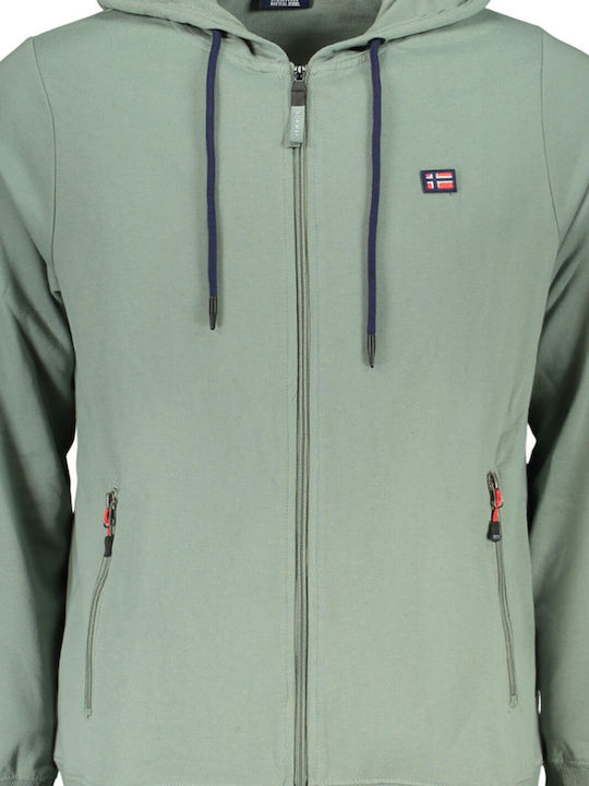 Cardigan With Hood Green