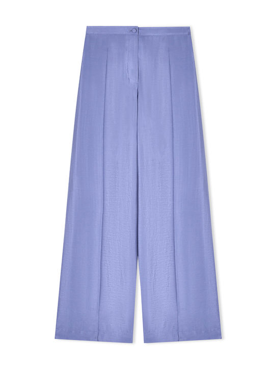 Damen Hochgeschnittene Pantaloons in Hellblau