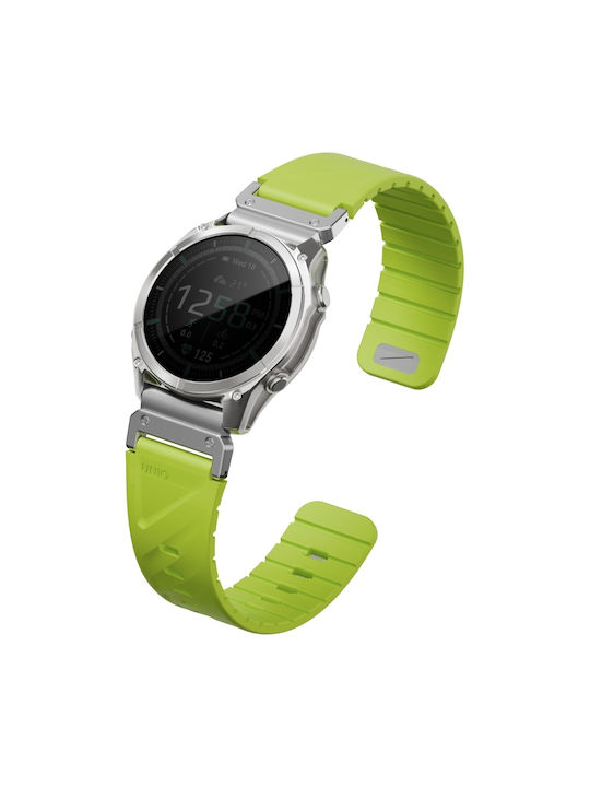 Uniq Fluo X Smart-fit Strap Garmin 22mm Lime