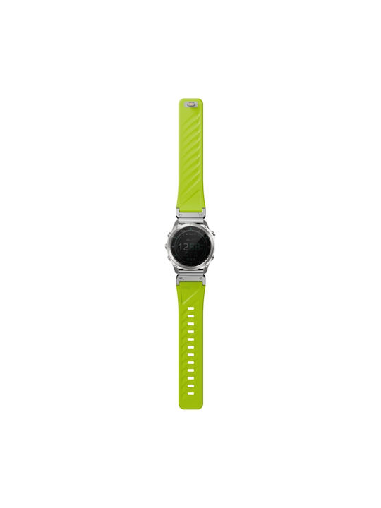 Uniq Fluo X Smart-fit Tragbare Bänder Garmin 26 mm Limette