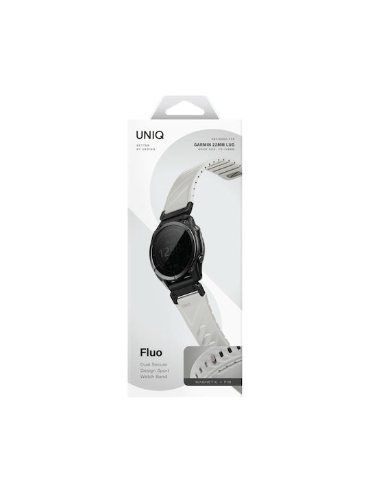 Uniq Fluo X Smart-fit Tragbare Bänder Garmin 22mm Grau