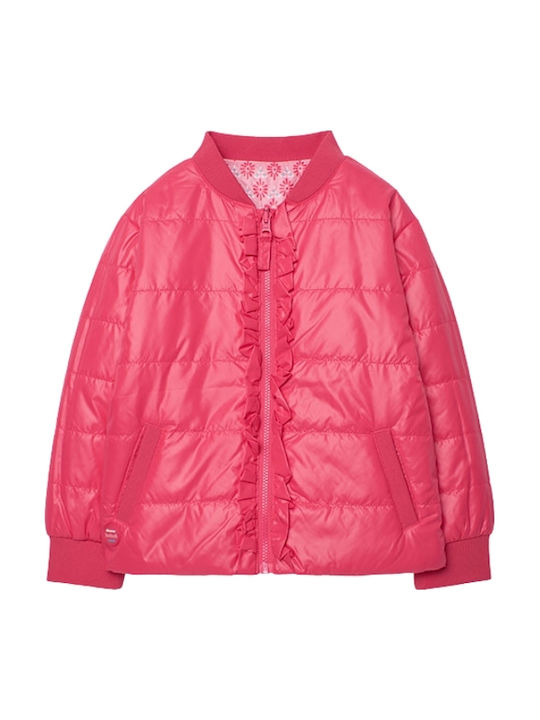 Kinderjacken & Winterjacken Parka Beidseitig Lila