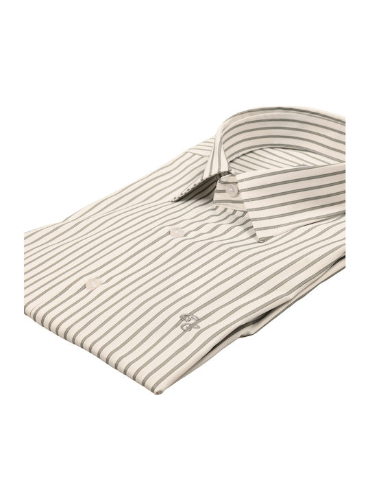 Long Sleeve Shirt In Regular Fit Striped Mint