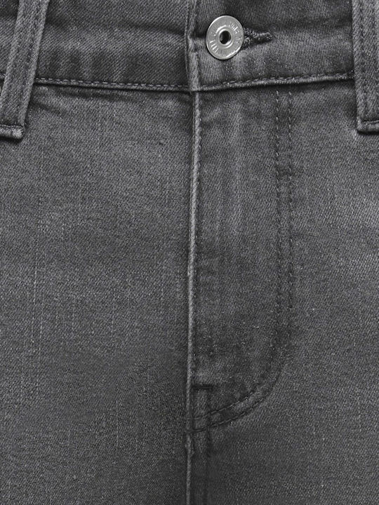 Pantaloni Scurți Bărbați Denim Gri