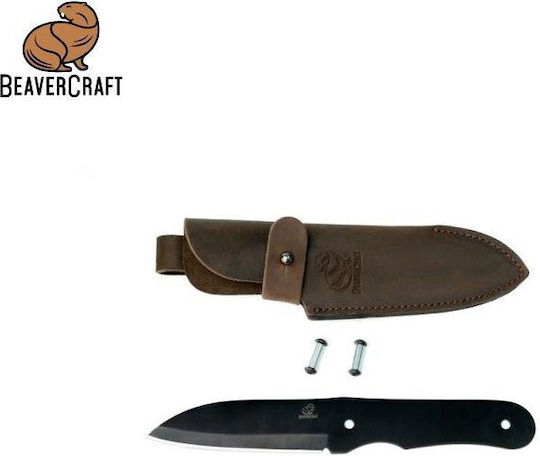 BeaverCraft Μαχαίρι Πράσινο σε Δερμάτινη Θήκη