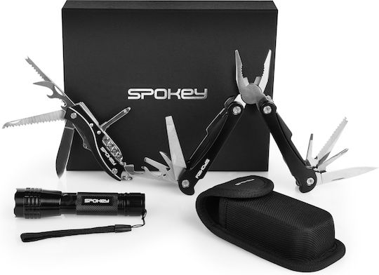 Spokey Multitool Schwarz Set 4Stücke
