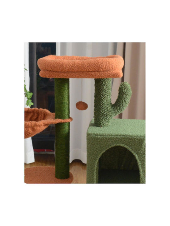 Animal Scratching Post Cat Trees Green 43x33x87cm