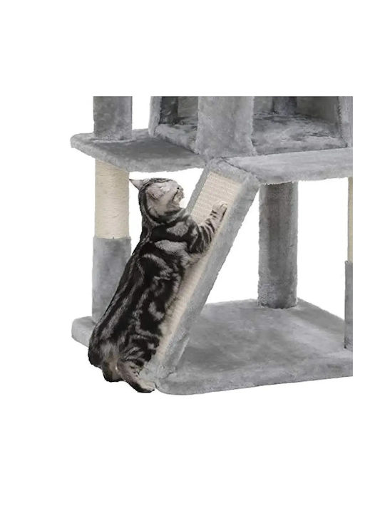 Animal Scratching Post Cat Trees Gray 4 levels 48x48x96cm