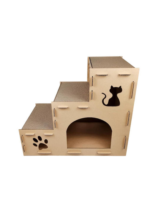 Animal Scratching Post Brown 63x42x52cm