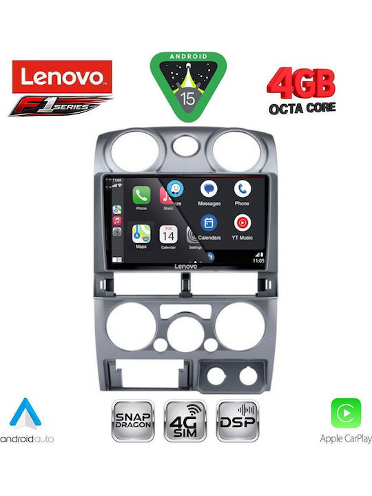 Lenovo Car Audio System Isuzu D-Max 2008-2012 Bluetooth USB WiFi GPS Apple CarPlay Android Auto with 9" Touch Screen