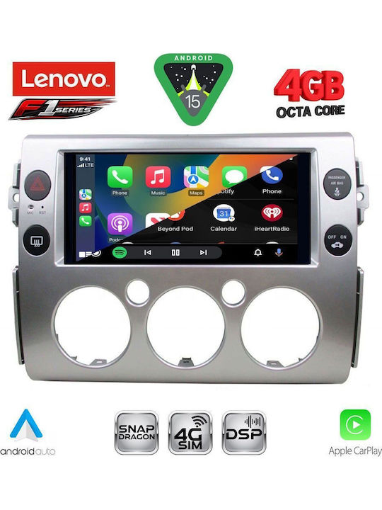 Lenovo Car Audio System for Toyota FJ 2007-2013 (Bluetooth/USB/WiFi/GPS/Apple CarPlay/Android Auto) with 9" Touch Screen