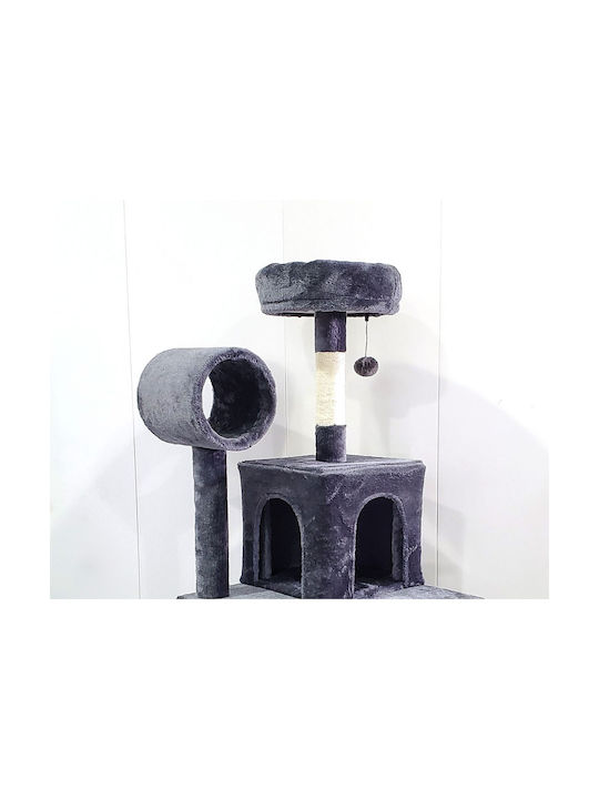 Animal Scratching Post Cat Trees Gray 4 levels 50x50x115cm