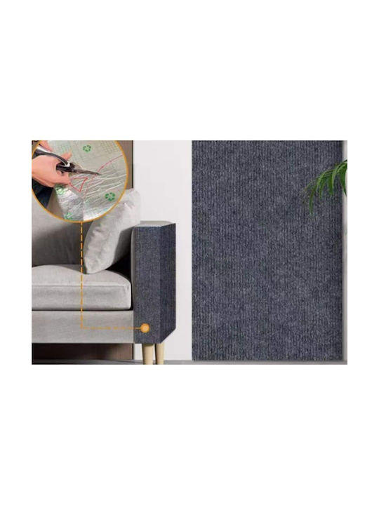 Animal Self-adhesive Cat Scratches Wallpaper Scratching Post Blue Wall Mounted 30x100cm