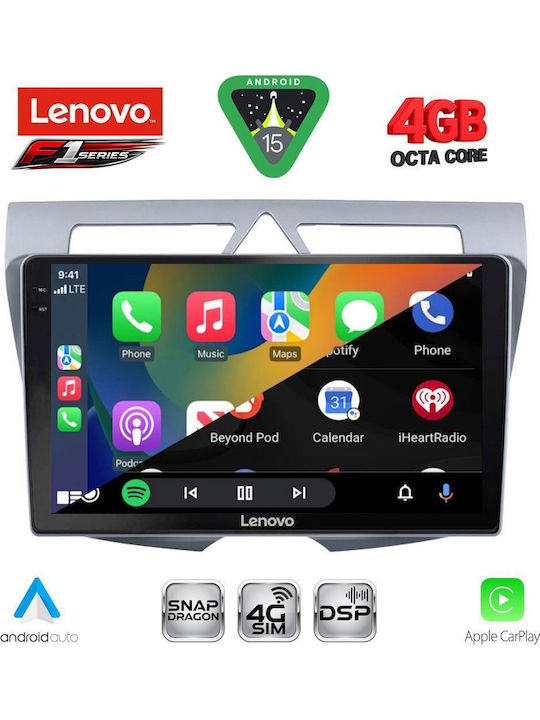 Lenovo Car Audio System for Kia Picanto 2008-2011 Bluetooth USB WiFi GPS Apple CarPlay Android Auto with 9" Touch Screen