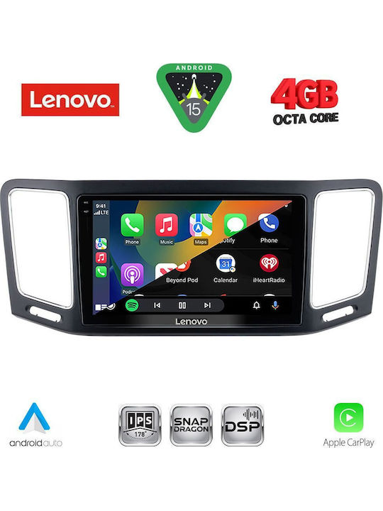Lenovo Car Audio System for Volkswagen Sharan 2011-2023 Bluetooth USB WiFi GPS Apple CarPlay Android Auto with 9" Touch Screen