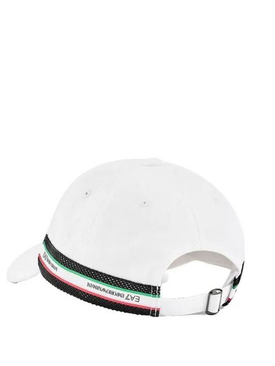 Emporio Armani Italian Spirit Șapcă Baseball Albă Emporio Armani Italian Spirit Șapcă Baseball Albă