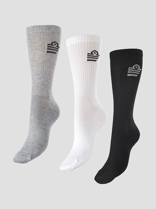Admiral Мъжки Чорапи Сиви 3Pack