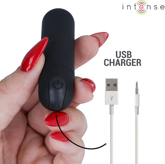 Intense Karen Mini Mini Δονητής Bullet Μαύρος