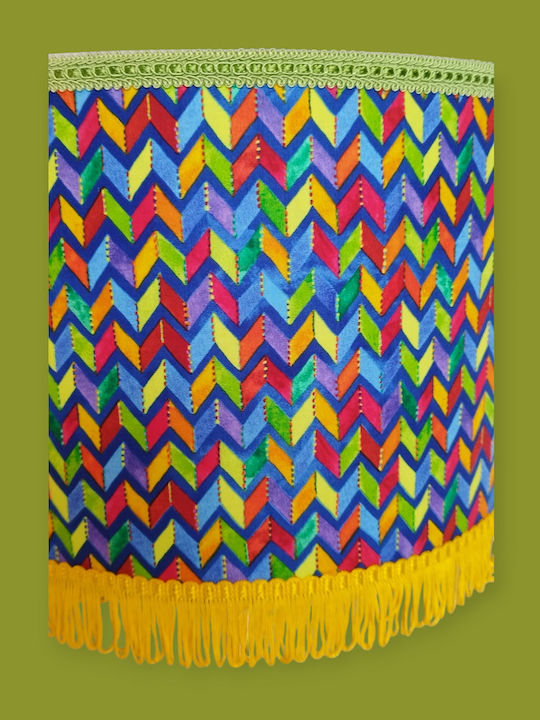 Lamp Shade Blue Arrows Dimensions 35*25