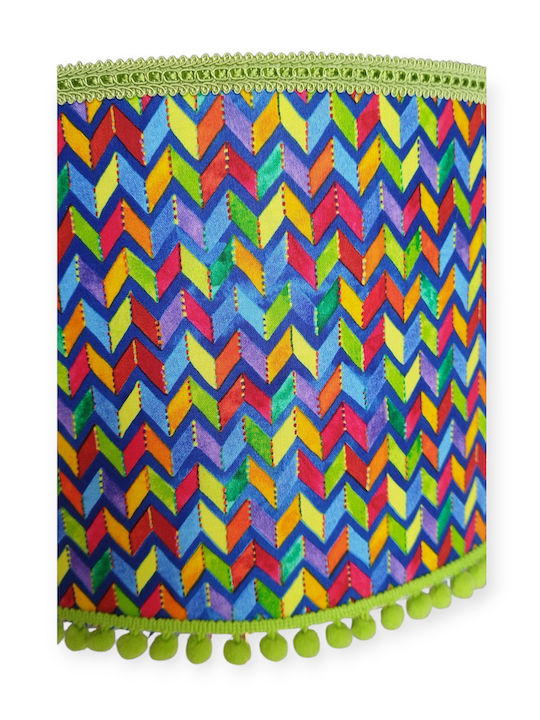 Lamp Shade Blue Arrows Dimensions 35*25